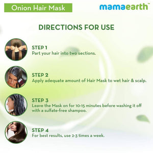 Mamaearth Onion Hair Mask Usages