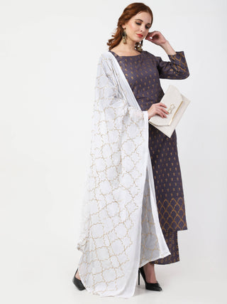 Cheera Kurta Palazzo & Dupatta Set (CH103KPD) - Distacart