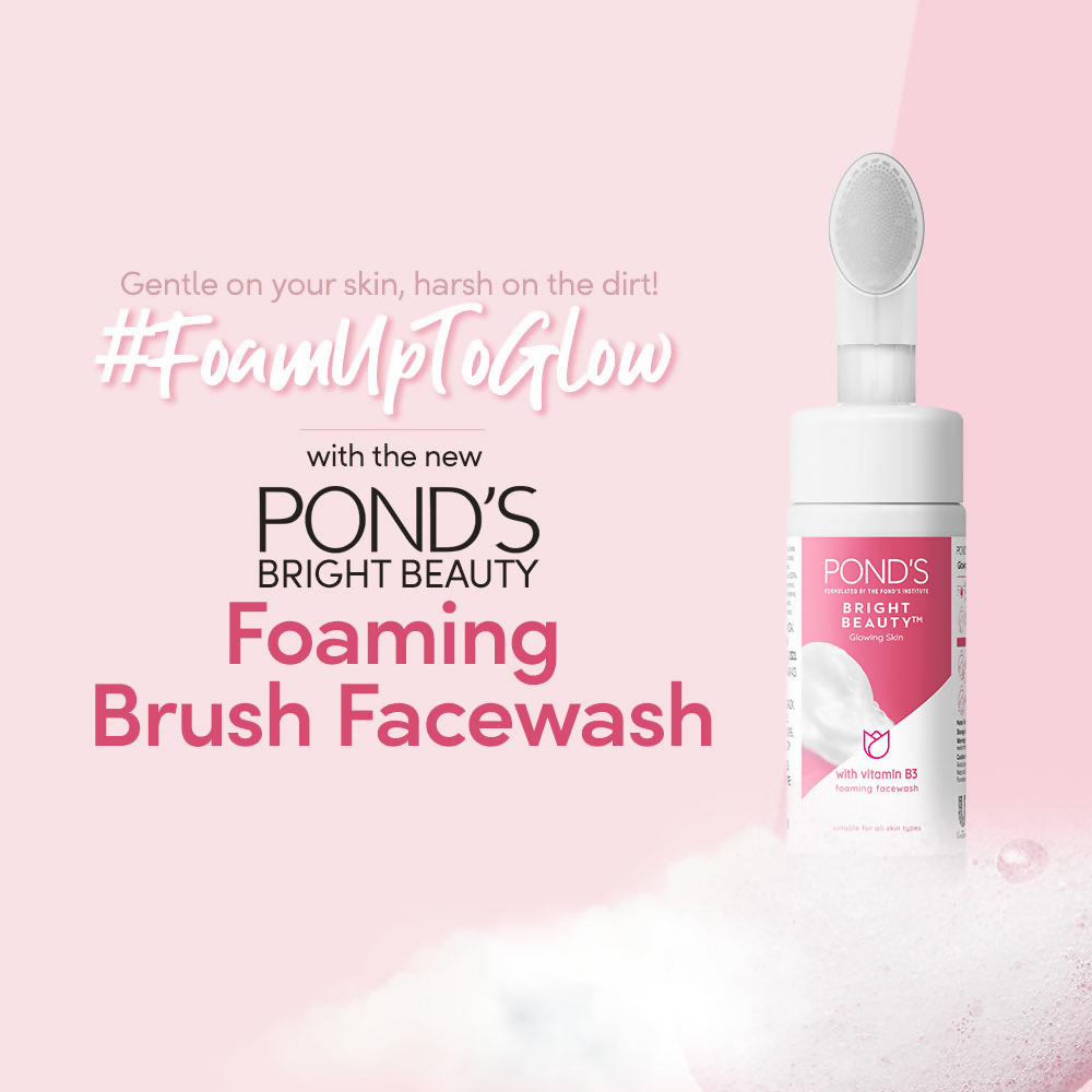 Ponds Bright Beauty With Vitamin B3 Foaming Facewash - Distacart