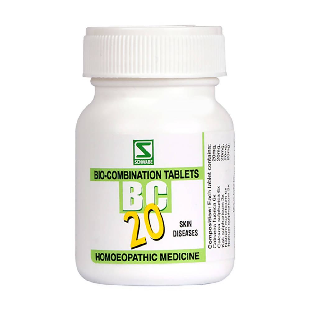 Dr. Willmar Schwabe India Bio-Combination 20 (BC 20) Tablet - Distacart