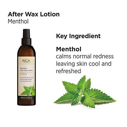 Rica Menthol After Wax Lotion - Distacart