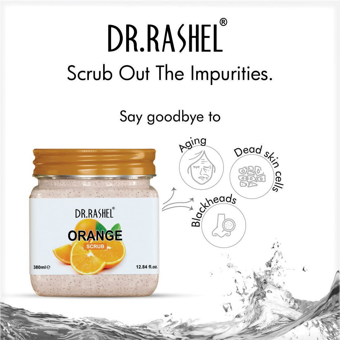 Dr.Rashel Orange Scrub For Face And Body - Distacart