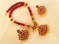 Thumbnail for Multicolor Beaded Pendant Necklace Set