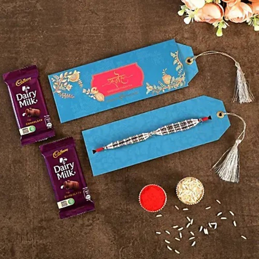 Pearl Rakhi & Cadbury Dairy Milk Chocolates