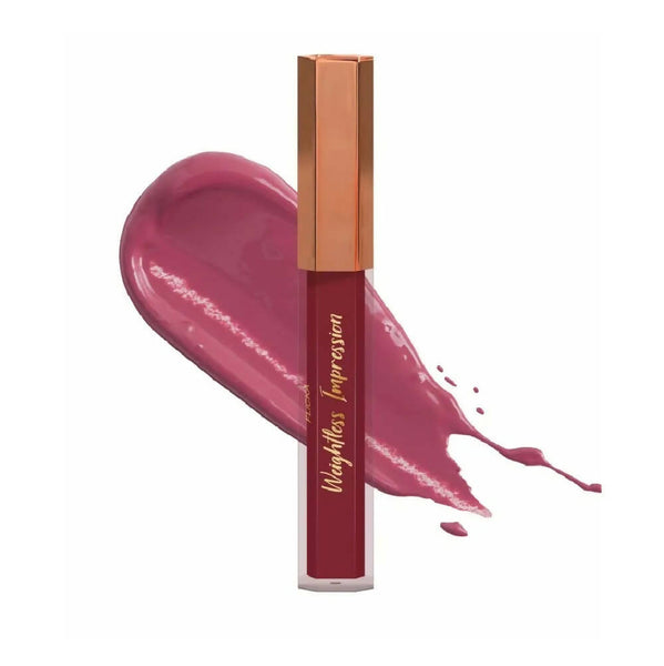 FLiCKA Weightless Impression 10 October - Pink Matte Finish Liquid Lipstick - Distacart