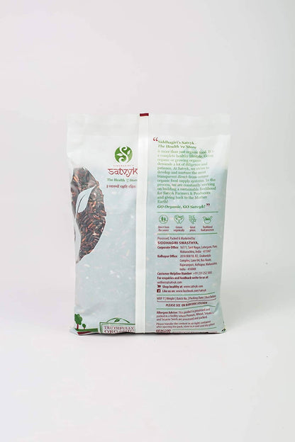 Siddhagiri's Satvyk Organic Black Rice Back image