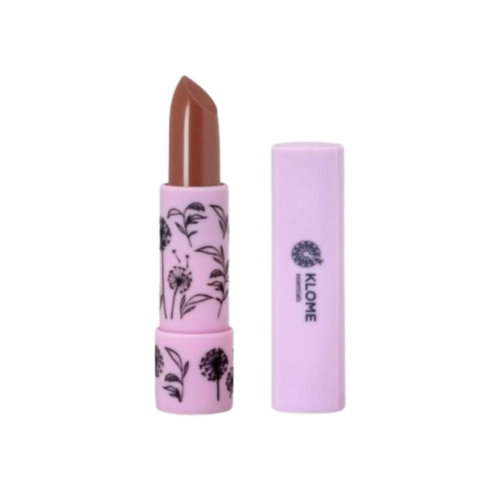 Klome Essentials Vegan Matte Lipstick-Clovewood (Nude Brown) - Distacart