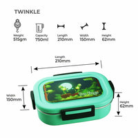 Thumbnail for Dubblin Twinkle Stainless Steel Lunch Box - Distacart