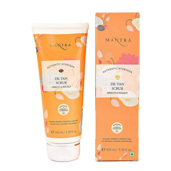 Mantra Herbal De-Tan Scrub Apricot & Walnut - Distacart