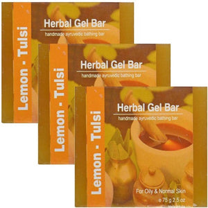 Jain Lemon Tulasi Herbal Gel Bar