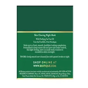 Biotique Tea Tree Skin Cleaning Night Mask