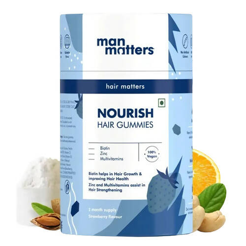 Man Matters Nourish Hair Gummies - Distacart