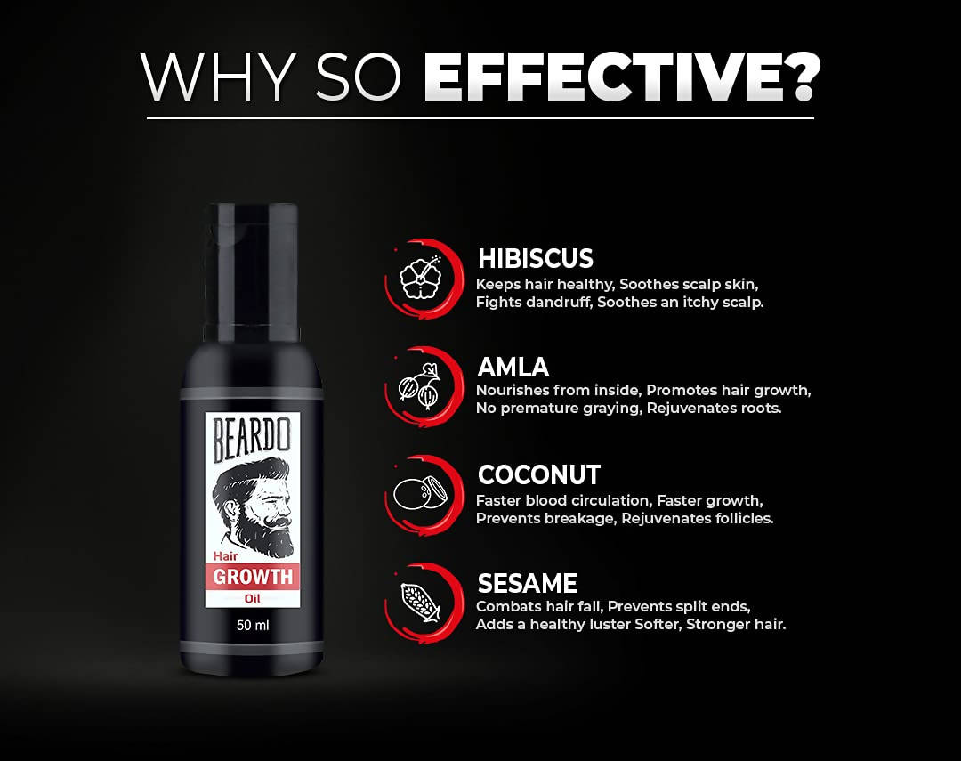 Beardo Beard & Hair Growth Oil - Distacart