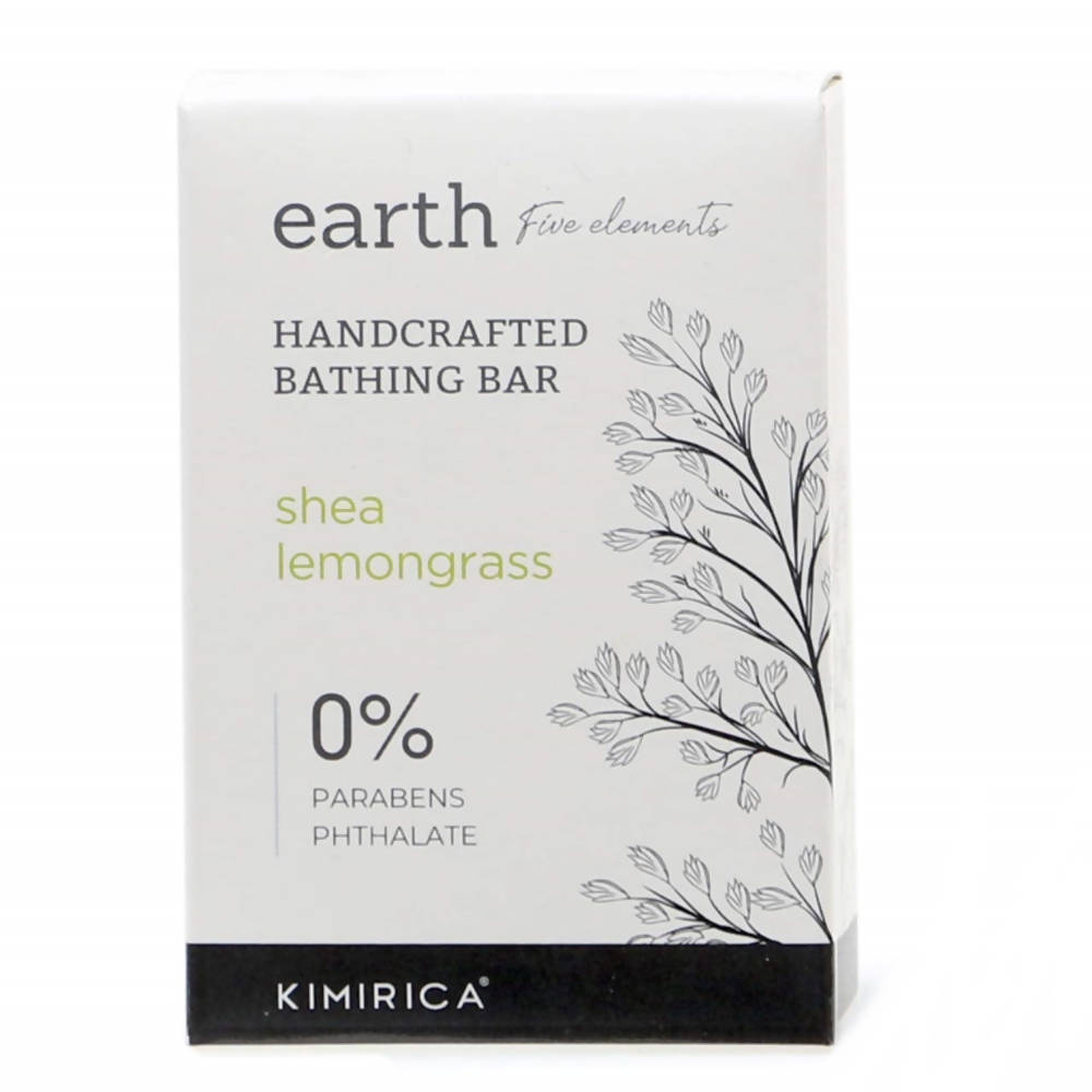 Kimirica Earth Shea Lemongrass Bathing Soap Bar - Distacart