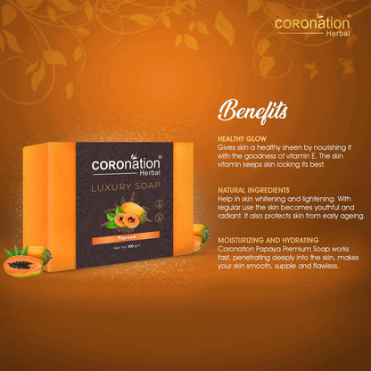 Coronation Herbal Papaya Luxury Soap - Distacart