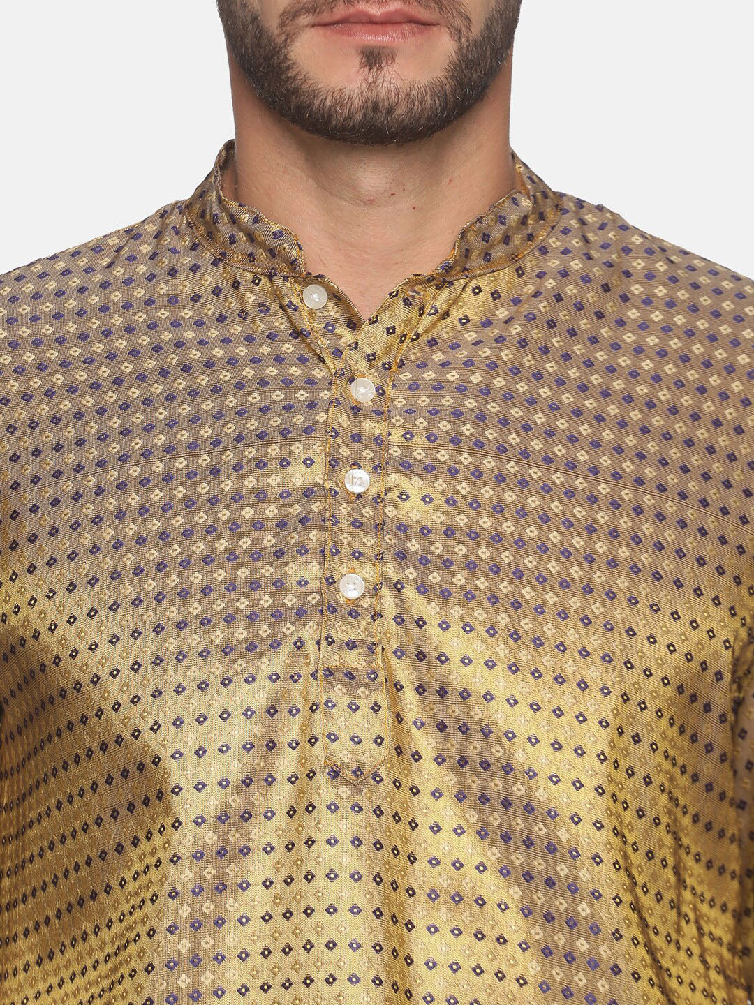 Sethukrishna Blue Kurta with Pyjamas For Men - Distacart