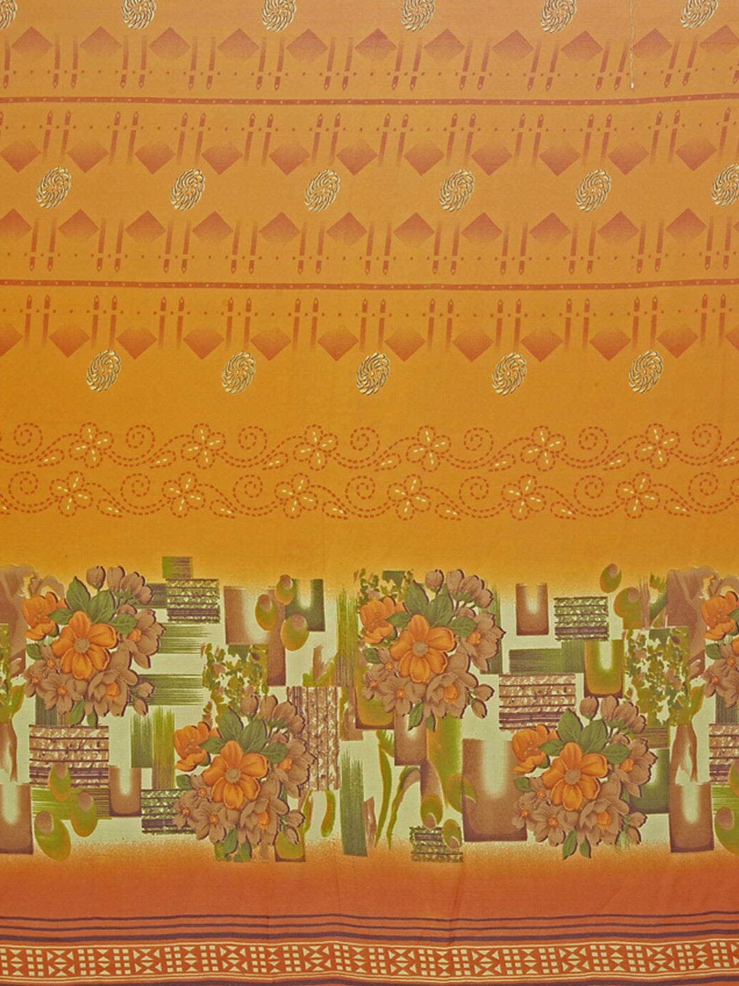 Kalini Pack of 2 Navy Blue & Yellow Pure Georgette Sarees - Distacart