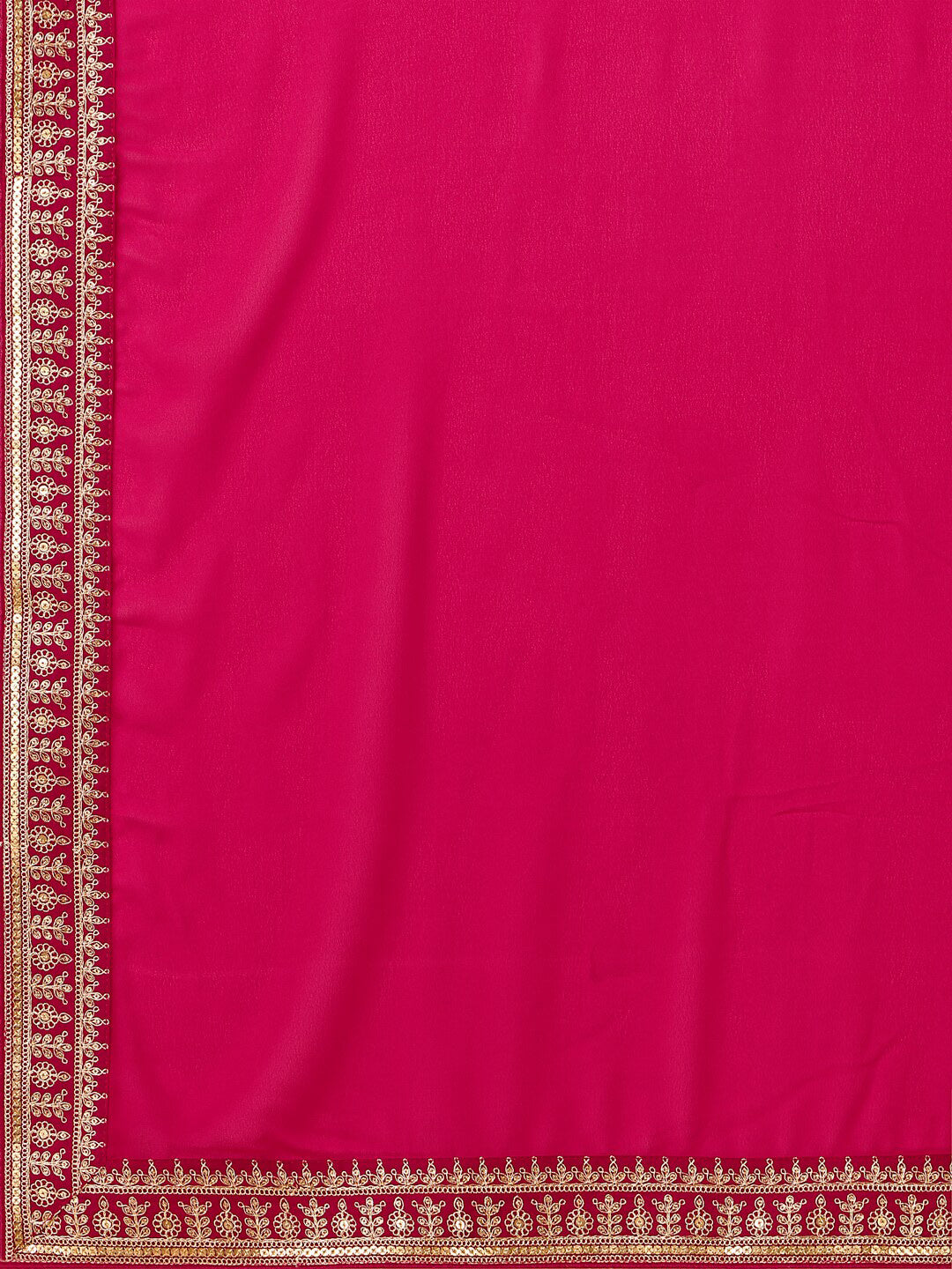 Sangria Embroidered Saree With Blouse - Distacart