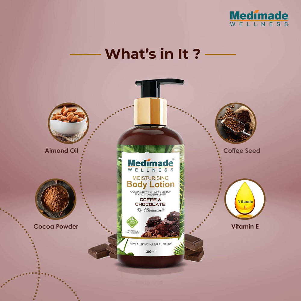 Medimade Wellness Coffee and Chocolate Moisturising Body Lotion - Distacart
