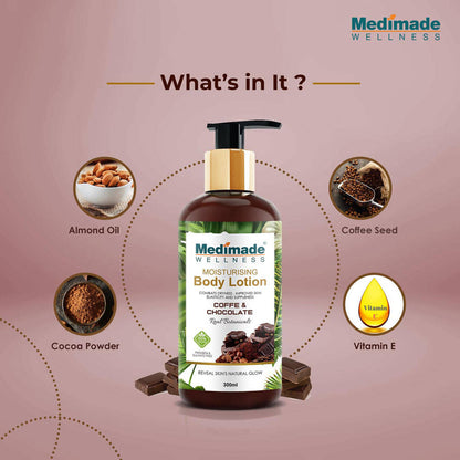 Medimade Wellness Coffee and Chocolate Moisturising Body Lotion - Distacart