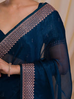 Thumbnail for Koskii Embroidered Border Saree - Distacart