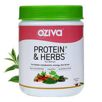 Thumbnail for OZiva Protein & Herbs For Women Café mocha 16 serving