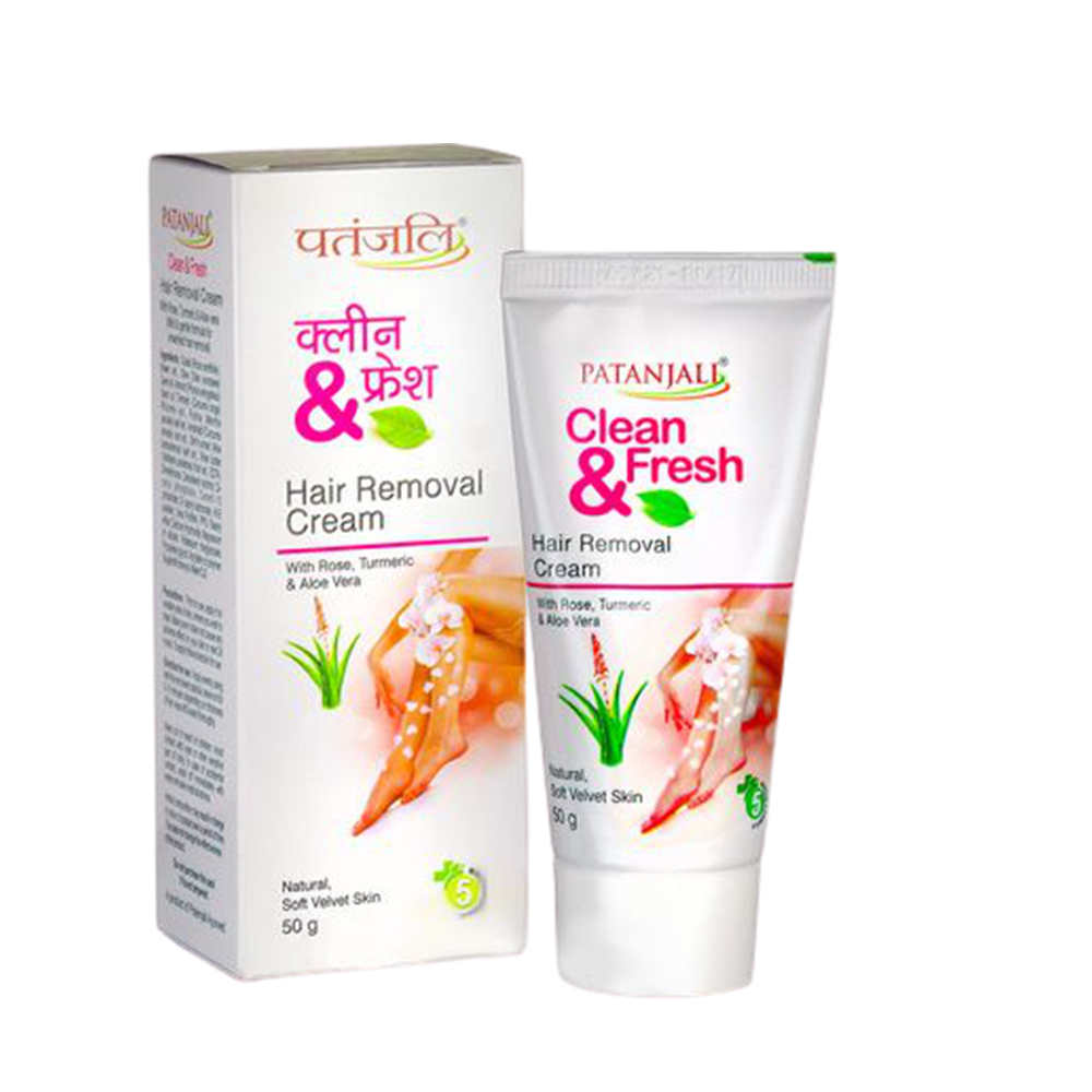 Patanjali Clean & Fresh Hair Removal Cream - Distacart