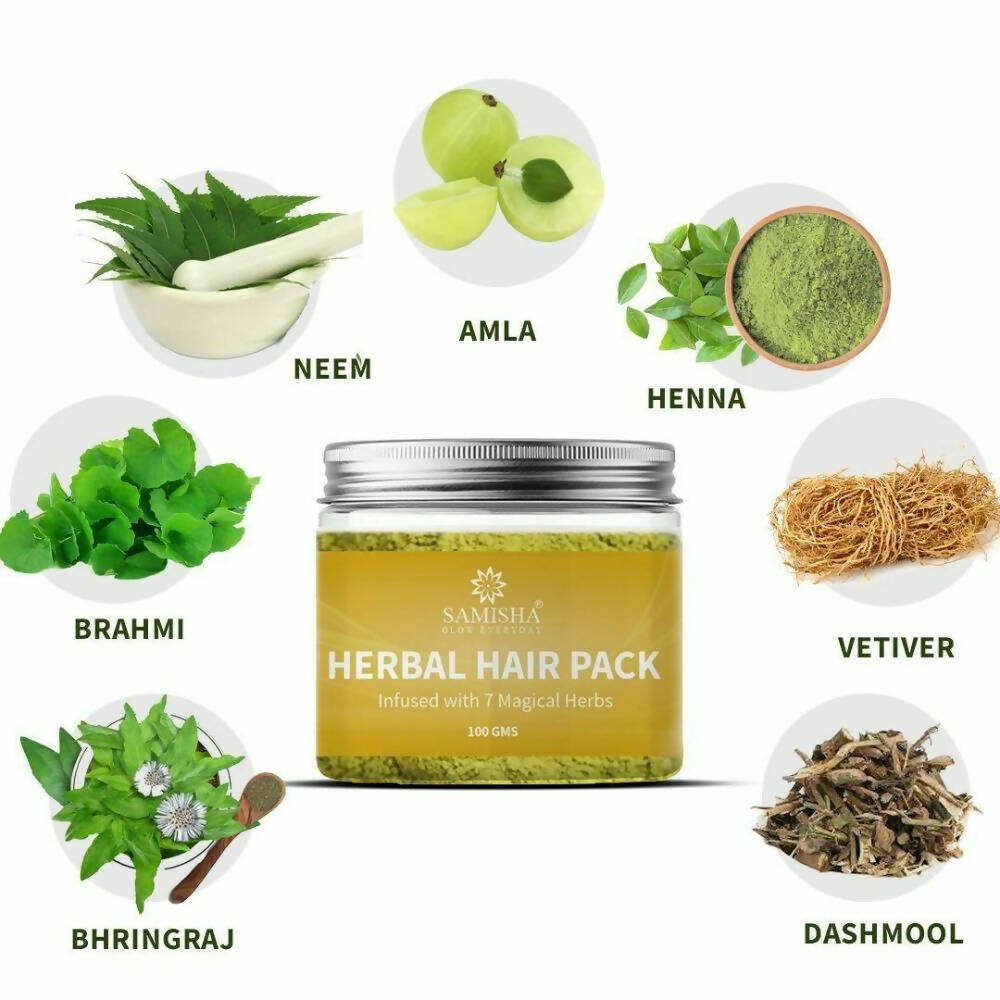 Samisha Herbal Hair Pack - Distacart