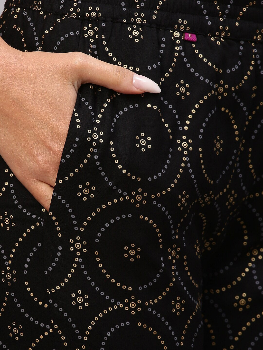 Kalini Women Black Solid Anarkali Kurta with Trousers & With Dupatta - Distacart