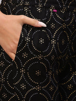 Thumbnail for Kalini Women Black Solid Anarkali Kurta with Trousers & With Dupatta - Distacart