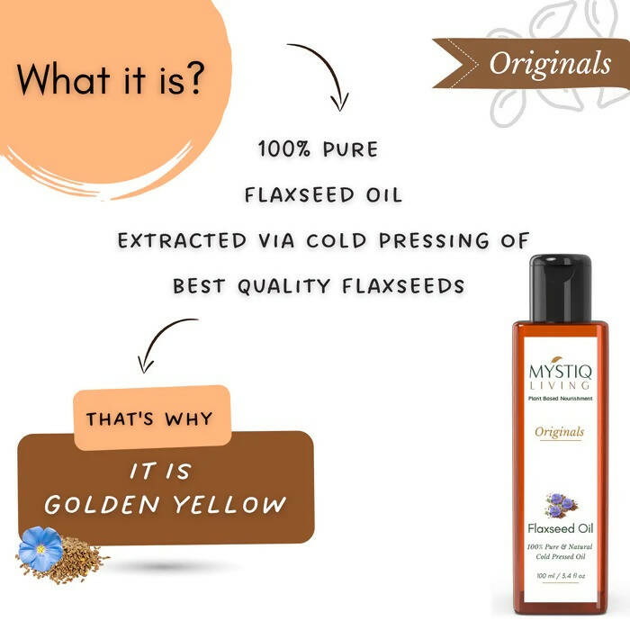 Mystiq Living Originals Flaxseed Oil - Distacart