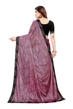 Thumbnail for Vamika Pink Malai Silk Embroidery Saree