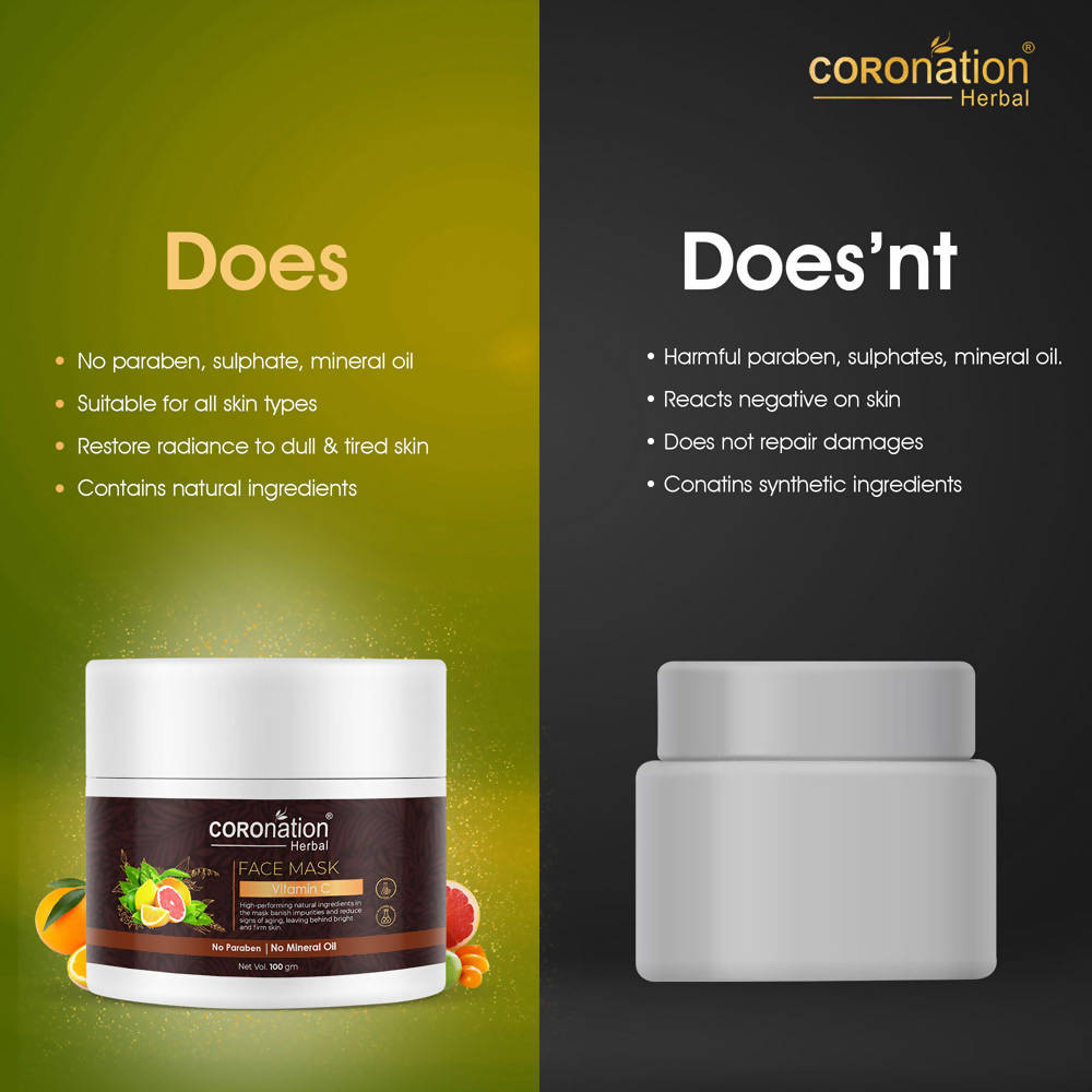 Coronation Herbal Vitamin C Face Mask - Distacart