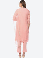 Thumbnail for Biba Women Ethnic Motifs Embroidered Kurta With Trousers & Dupatta - Distacart