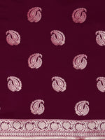 Thumbnail for Mitera Ethnic Motifs Woven Design Zari Banarasi Saree - Distacart