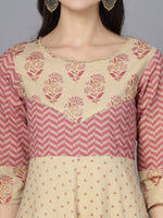 Thumbnail for HERE&NOW Women Ethnic Motifs Printed Anarkali Kurta - Distacart