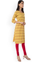 Thumbnail for Kalini Women Yellow Kurta - Distacart