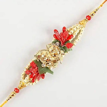 Krishna Charming Rakhi & Cadbury Silk Chocolates