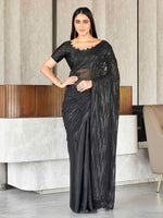 Thumbnail for Tikhi Imli Woven Design Satin Ready to Wear Saree - Distacart
