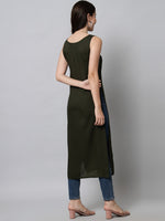 Thumbnail for Kalini Women Green Kurta - Distacart