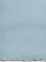 Thumbnail for Biba Women Blue Ethnic Motifs Yoke Design Kurta with Trousers & Dupatta - Distacart
