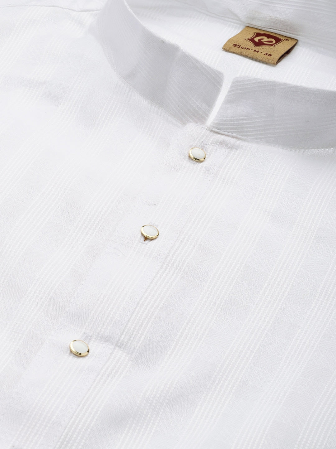 Manyavar Men White Solid Kurta with Pyjamas - Distacart