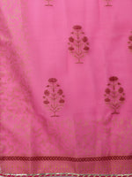 Thumbnail for Kalini Women Pink Floral Gotta Patti Kurta with Trousers With Dupatta - Distacart