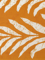 Thumbnail for Tikhi Imli Mustard & White Floral Print Satin Saree - Distacart