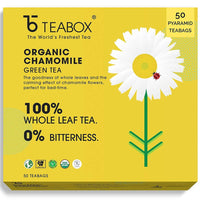 Thumbnail for Teabox Organic Chamomile Green Tea Bags