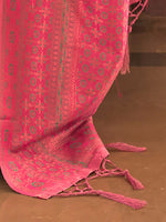 Thumbnail for Mitera Ethnic Motifs Woven Design Zari Silk Blend Banarasi Saree - Distacart