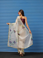 Thumbnail for Tikhi Imli Floral Printed Poly Chiffon Saree - Distacart