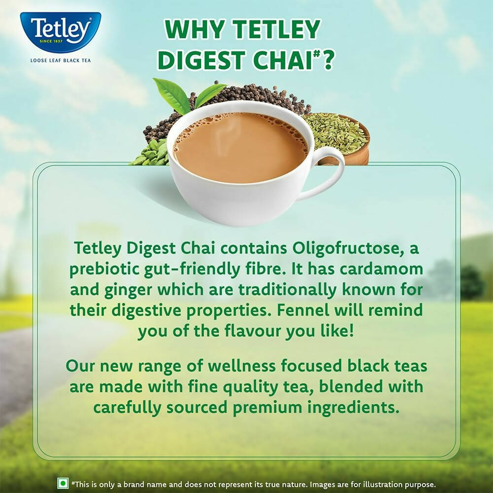 Tetley Digest Chai Loose Leaf Black Tea - Distacart