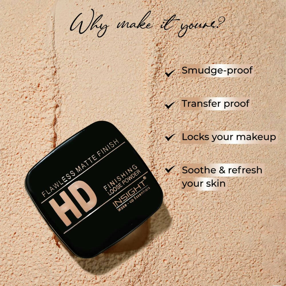 Insight Cosmetics HD Finishing Loose Powder - Honey - Distacart