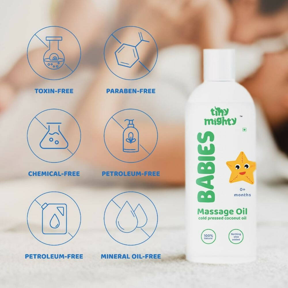 Tiny Mighty Baby Shampoo And Massage Oil Combo - Distacart